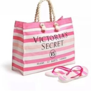 VICTORIA’S SECRET women bag and flip flops 🩴 🌸🌸